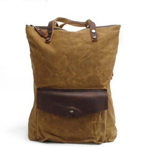 Batik Canvas Male Shoulders Travelling Bag