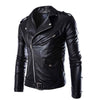 Fashion Slim Leather Slim Zipper Coat