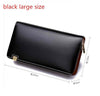 Vintage Men's Fashion Split Zipper Leather Wallet