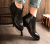 Genuine Leather Vintage Men Ankle Boots