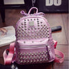 Diamond Backpack For Women Solid Color