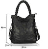 Women Handbag Sheepskin Genuine Leather Soft Tote