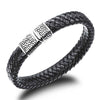 Genuine Leather Handmade Knitted Bangles