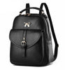 Dual Brand Japan and Korean Style Leather Schoolbag