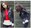 Leather Jacket Slim Casual Coat